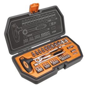 Neo dugókulcs készlet 1/4 Coll 34 részes