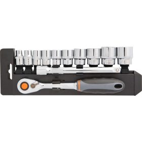 Neo dugókulcs készlet 3/8 Coll 12 részes