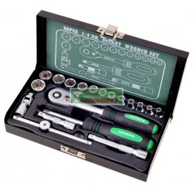 Hitachi 1/4" dugókulcs készlet 20 darabos(402943)