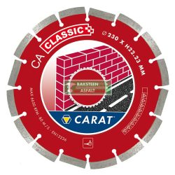 CARAT CAC2303000 Gyémánttárcsa aszfalthoz / téglához 230 x 22,23