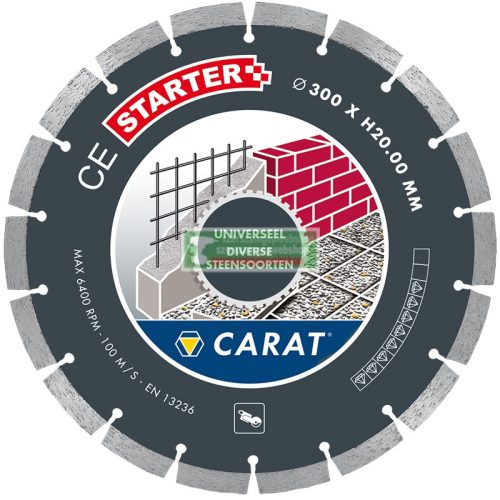 CARAT CES3003000 Univerzális gyémánttárcsa 300 x 22,23