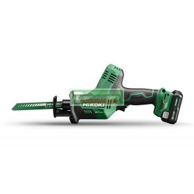   HiKOKI-Hitachi CR12DA-2.5AH Akkus orrfűrész(2db 2.5Ah akku+töltő)+HITBOX+ 1db orrfűrészlap
