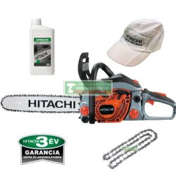 HiKOKI-Hitachi CS40EA- ND benzinmotoros láncfűrész /450 mm/ + AJÁNDÉK Hitachi 1l lánckenő olaj+hitachi baseball sapka