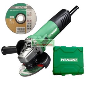   Hikoki-Hitachi G13SB4 sarokcsiszoló kofferban 125 mm(1400W)+ ajandék vágókorong****