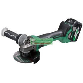   HiKOKI-Hitachi G3613DA-BASIC MULTI VOLT(36V) akkus sarokcsiszoló alapgép (125mm, akku+töltő nélkül)+HITBOX+Ajándék  fémvágókorong+ védőkesztyu