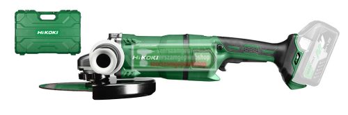 HiKOKI-Hitachi G3623DA-BASIC MULTI VOLT(36V) akkus sarokcsiszoló (230 mm)+koffer+Ajándék fémvágókorong