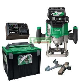   Hitachi-HiKOKI M3612DAWPZ Akkus felsőmaró MULTIVolt (36V/2x2.5Ah) HITBOX kofferben + Ajándék.