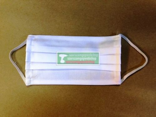 Szájmaszk gumis, mosható, textil (3db/csomag)***