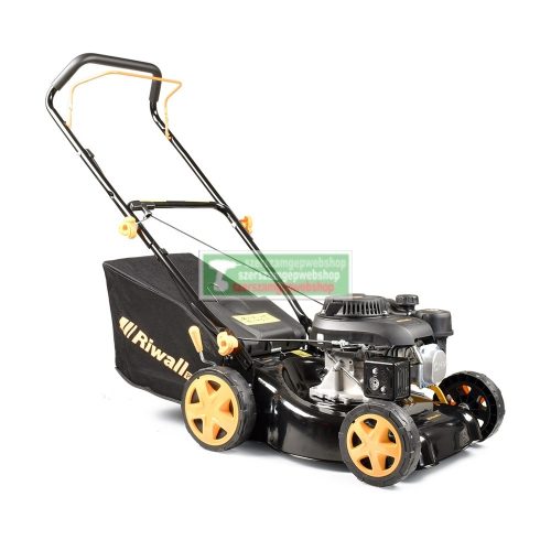 RIWALL PRO RPM 4234 önjáró benzinmotoros multifunkciós fűnyíró 2 az 1-ben+Ajándék A120 kesztyű