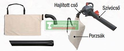 HiKOKI-Hitachi RB-HVA Fújó-szívó vákumszett RB27E-hez