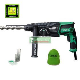   Hitachi DH24PG fúrókalapács+HITBOX+Hitachi SDS+ fúrószár készlet+Hitachi Baseball sapka